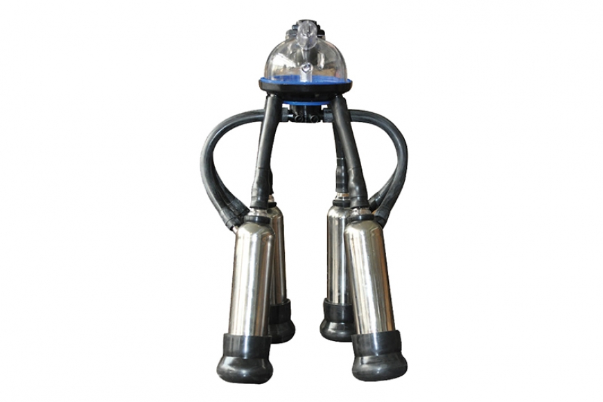 MC 3174 - 350 CC CHROME MILKING CLUSTER